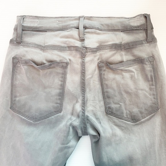 Frame Raw Hem Gray Skinny Jeans (27) - Picture 9 of 13